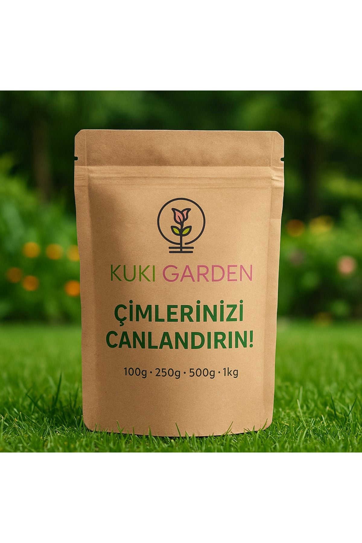 – Çim Alanı Bitki Destek Tozu – 100 g – Doğal Yeşillenme Takviyesi