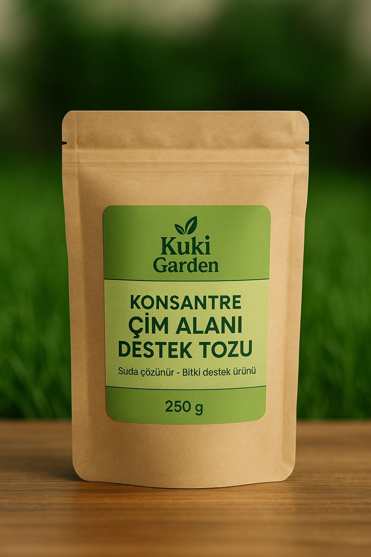 – Çim Alanı Bitki Destek Tozu – 250 g – Doğal Yeşillenme Takviyesi