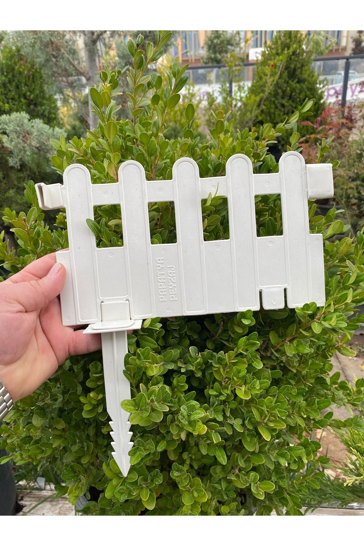 Dekoratif Çim Ayırıcı 2,5 m (BEYAZ)