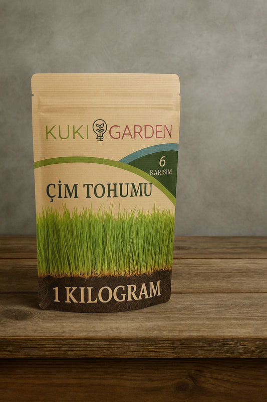 1 KG Çim Tohumu – 6’lı Karışım, Hızlı Çimlenme, Dayanıklı ve Yoğun Yeşil Doku