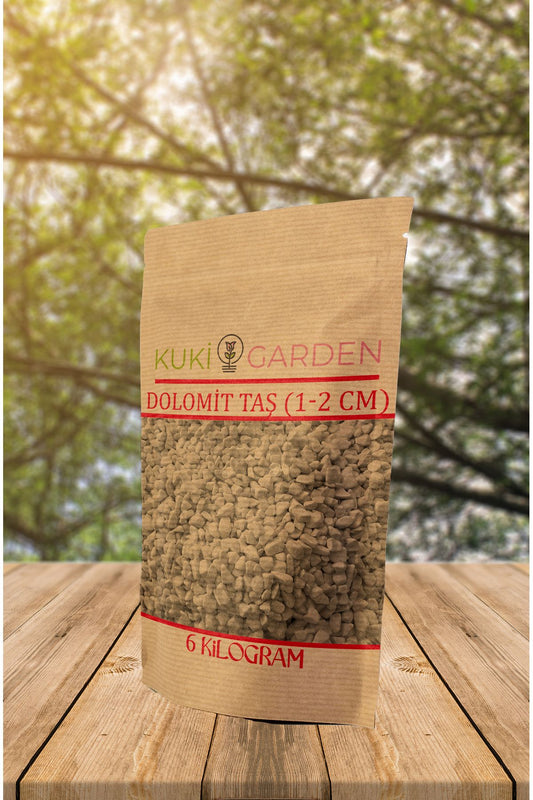 Beyaz Dolomit Taşı 6 kg (1–2 CM)