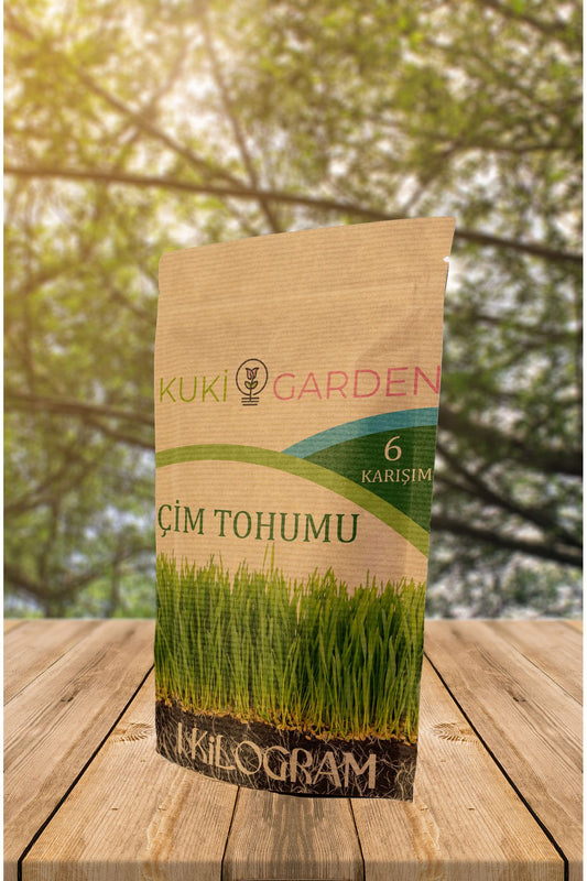 0,5 KG Çim Tohumu – 6’lı Karışım, Hızlı Çimlenme, Dayanıklı ve Yoğun Yeşil Doku