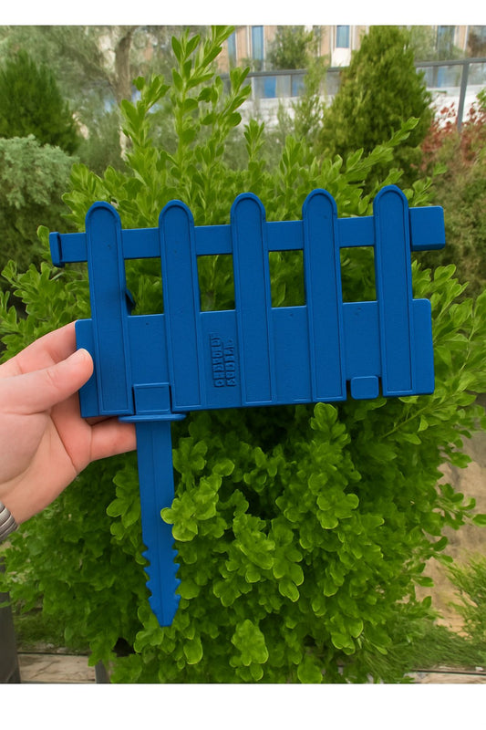Dekoratif Çim Ayırıcı 2,5 m (MAVİ)