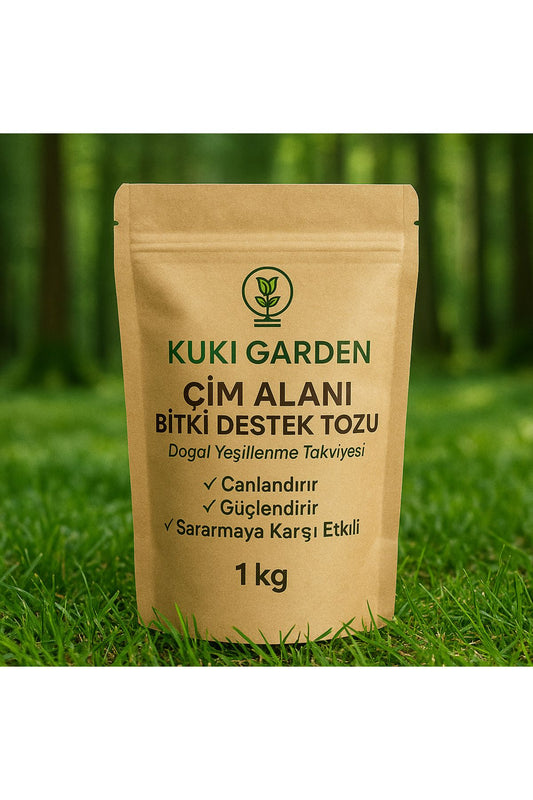 - Çim Alanı Bitki Destek Tozu – 1000 g – Doğal Yeşillenme Takviyesi