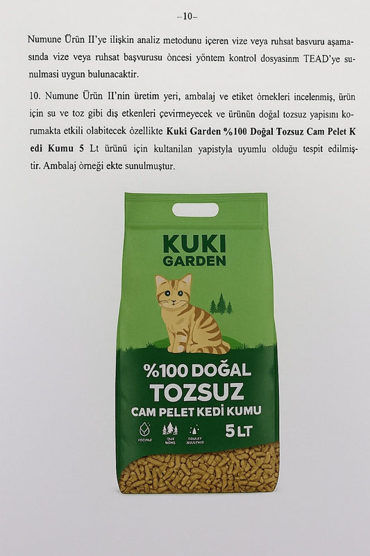 %100 Doğal & Tozsuz Çam Pelet Kedi Kumu – 5 Lt